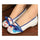 Casual Old Beijing Cloth Embroidered Shoes   white