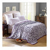 Clipped Pattern Blanket Bedding Throw Fleece Super Soft Warm Value