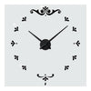 Espejo Reloj de Pared Súper Tamaño Grande Bricolaje Creativo 3d Negro