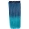 60cm Extension de Cheveux Pièce Dégradé Morceau Long Droit 55 Couleurs