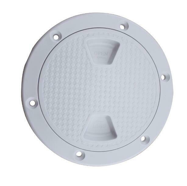8” SEAFLO Marine Screw Out Deck Plate Inspection Hatch Plastic Access Boat RV