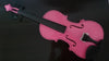 Student Acoustic Violin Size 1/2 Maple Spruce with Case Bow Rosin Pink Color