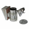 Large Bee Hive Smoker Stainless Steel w/Heat Shield Beekeeping Equipment Leather