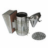 Grand Bee Hive Fumoir Inox Acier W/Bouclier Thermique Apiculture Equipment Cuir