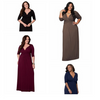 Grande Taille avant Plongeant Soirée Robe Maxi Longue Fête Événement Habillée