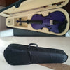 Student Acoustic Violin Full 1/4 Maple Spruce with Case Bow Rosin Purple