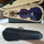 Student Acoustic Violin Full 1/4 Maple Spruce with Case Bow Rosin Purple