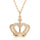 Full Zircons Crown Pendant