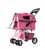 Foldable Pet Stroller Cart Travel Dog Cat Carrier Bag