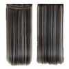 60cm 23.62"  Five clips high temperature wire synthetic Straight hair extension