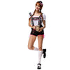 Luxury Embroidery Suspender Pants  Woman Refinement Costume Waitress Halloween