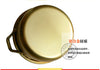 Coreano Extendida Fideos Maceta Amarillo Aluminio Olla Instantaneos Grueso
