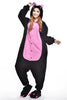 Unisex Adult Pajamas Cosplay Costume Animal one piece sleepwear Suit Black Pig