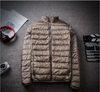 Moderno Ligero para Hombre Acolchado Pato Abajo Parka Talla Grande