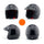 Motorcycle Motor Bike Scooter Safety Helmet Model 207 bright black