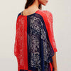 Fashion Color Block Boho Cover Up Kaftan Maxi Long Dress