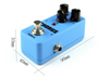 Blau Mini Chorus Pedal Muliti-Effect Tragbare Gitarren Effekt Pedal