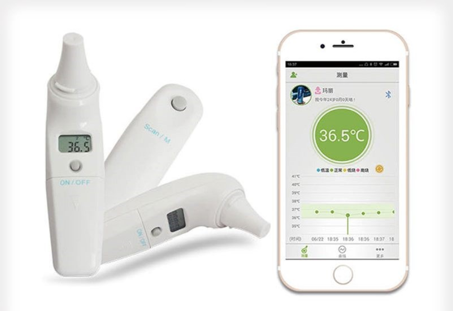 Baby Kid toddler Children Adult Pyle Bluetooth Ear Forehead Infrared Thermometer