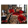 3d Active Impression Lit Housse de Couette Bâche 4pc Set Gamme Coton 006