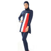 Musulmán Mujer Playa Traje de Baño Burqini Azul Zafiro