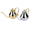 Acier Inoxydable Cafetière avec Long Bouche Argent