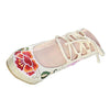 Alt Peking Stoff Bestickt Schuhe Klassischer
