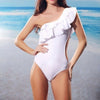 Sexy Fashionable Triangle Siamesed Swimwear Swimsuit Bathing Suit  white