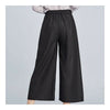 Ninth Loose Pants Blending All-match Casual Ninth Trousers black S