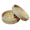 3.5" to 8" Bamboo Basket Steamer Chinese Dim Sum Rice Pasta Cooker Set