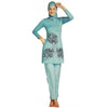 Muslim Swimwear Swimsuit Beach Burqini   blue Burqini