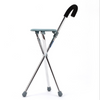 Portable Walking Cane with Seat Chair 2-in-1 Tripod Tool