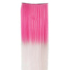 60cm Extension de Cheveux Pièce Dégradé Morceau Long Droit 55 Couleurs