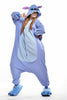 Unisex Adult Pajamas Animal Sleepwear Cosplay Costume Suit Blue Stitch