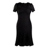 Fashionable OL Slim One-step Skirt Dress  black