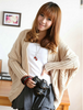 Damen Frühling Herbst Fall Kabel Freizeit Cardy Pullover Fledermaus Mantel