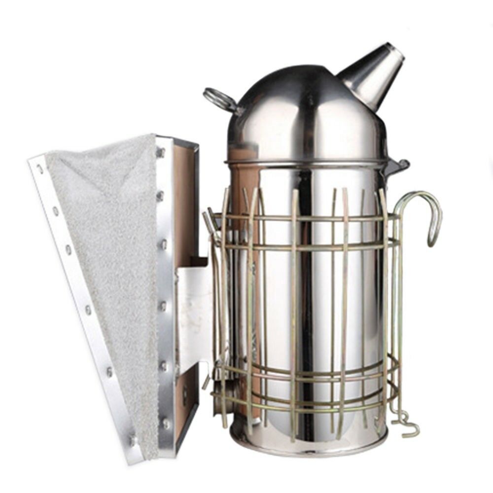 Stainless Steel Leather Bee Smoker Beekeeping