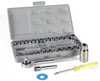 S.A.E & Metric 40 Pcs Socket Ratchet Wrench Set 1/4" 3/8" Drive Tools
