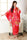 Vintage Retro Luxurious Japanese Garment Kimono Cosplay Costume Yukata Gown Red