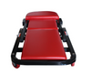 41" 2 In 1 Foldable Mechanics Z Creeper Seat Rolling Chair Garage Work Stool New