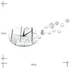Lucky Clover Mirror Living Room Creative Wall Clock