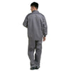 Grey with Blue Edge Working Protective Gear Uniform Welder Jacket    170