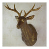 Large Size Plastic Deer Head Wall Hanging Decoration antique golden