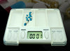 Time Reminder Pill Storage Box With LED