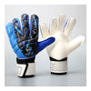 Child Teenager Goalkeeper Gloves Roll Finger  blue  S