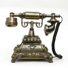 Antik Stil Zifferblatt Knopf Telefon Französischer Altmodische Kopfhörer