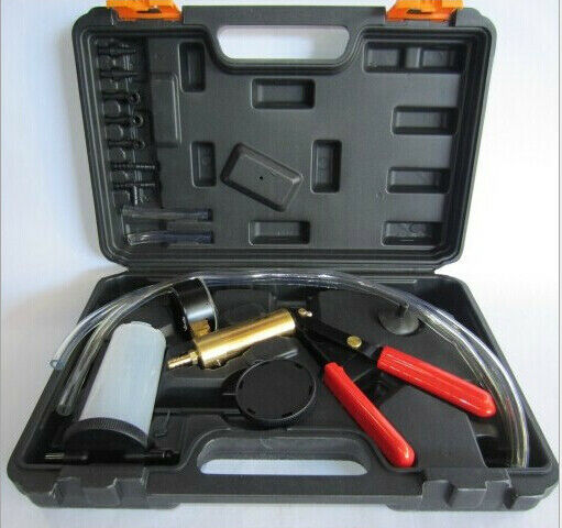 Hand-Held Vacuum Pump Kit Brake Bleeder Tester Set