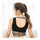Breathable Running Vest Sports Bra Fitness Yoga Bra ( Padded )    black