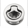 Stainless Steel 2" Flush Pull Latch Push To Close Lift Handle Marine Boat Hatch