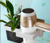 Hair Dryer Holder Hair Brushes Combs Storage Rack wall mounted bathroom