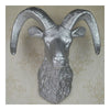 Sheep Head Wall Hanging Decoration Plastic silver